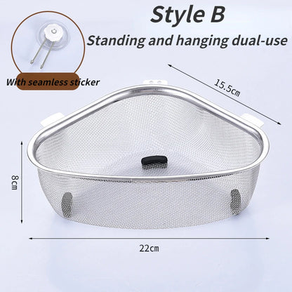 Kitchen Sink Drain Basket Stainless Steel